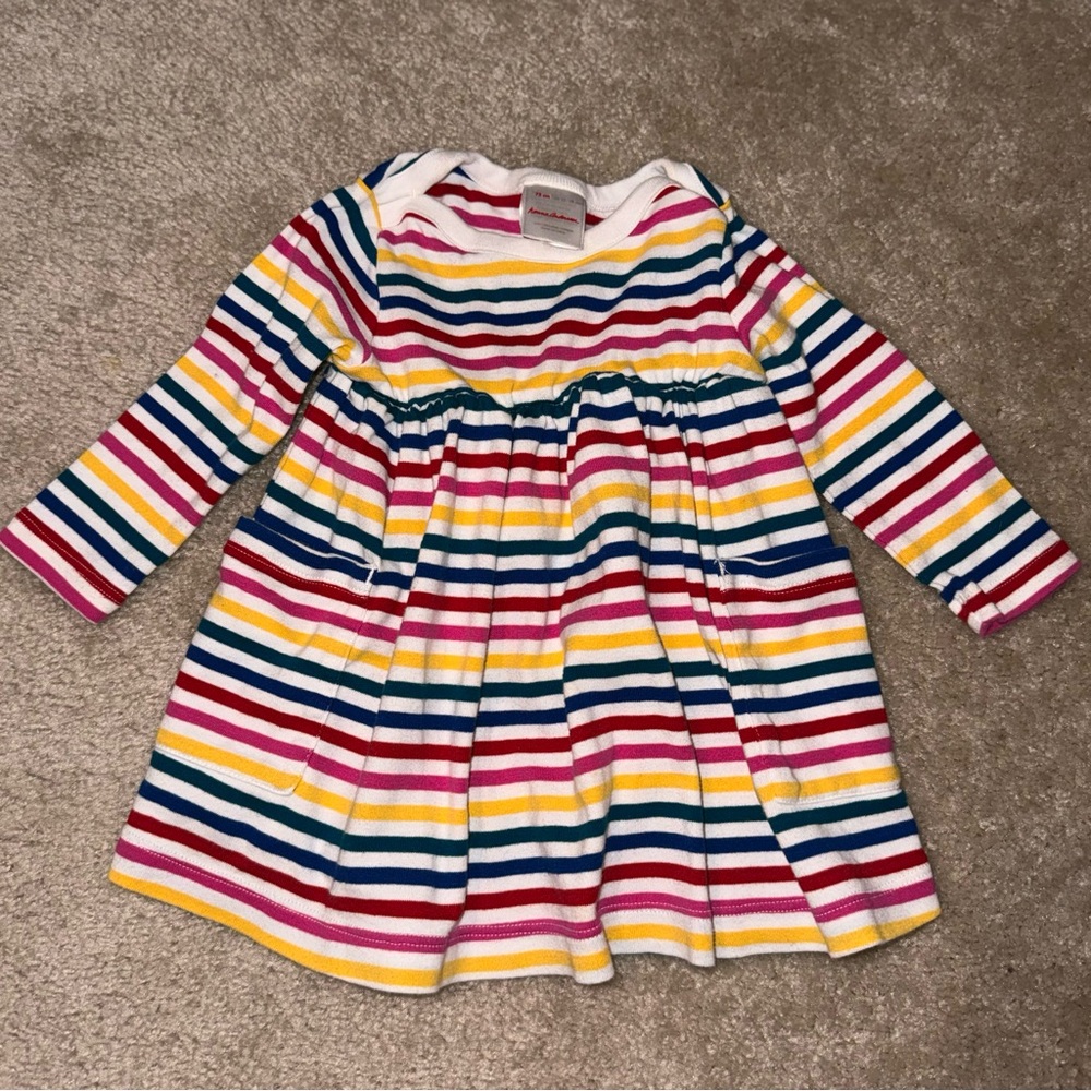 Hanna Andersson Multicolor Striped Dress